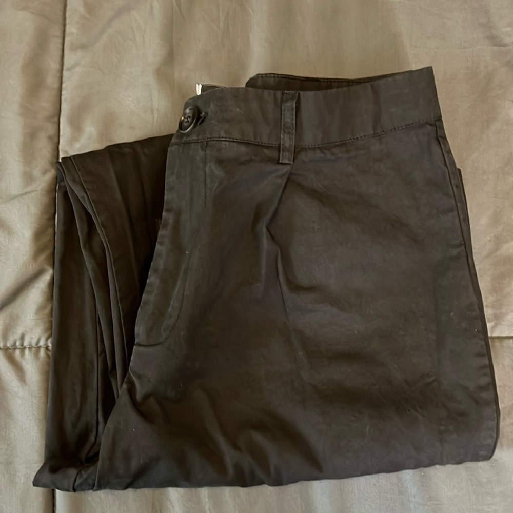 Princess Polly Black Straight Leg Pant Size 6